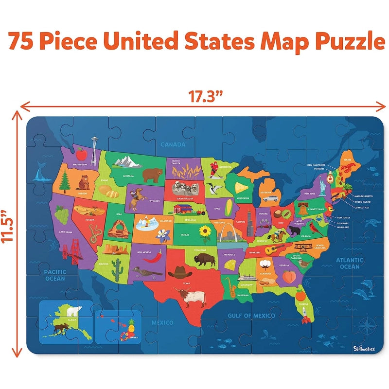 United States Map Puzzle (ages 6-12)