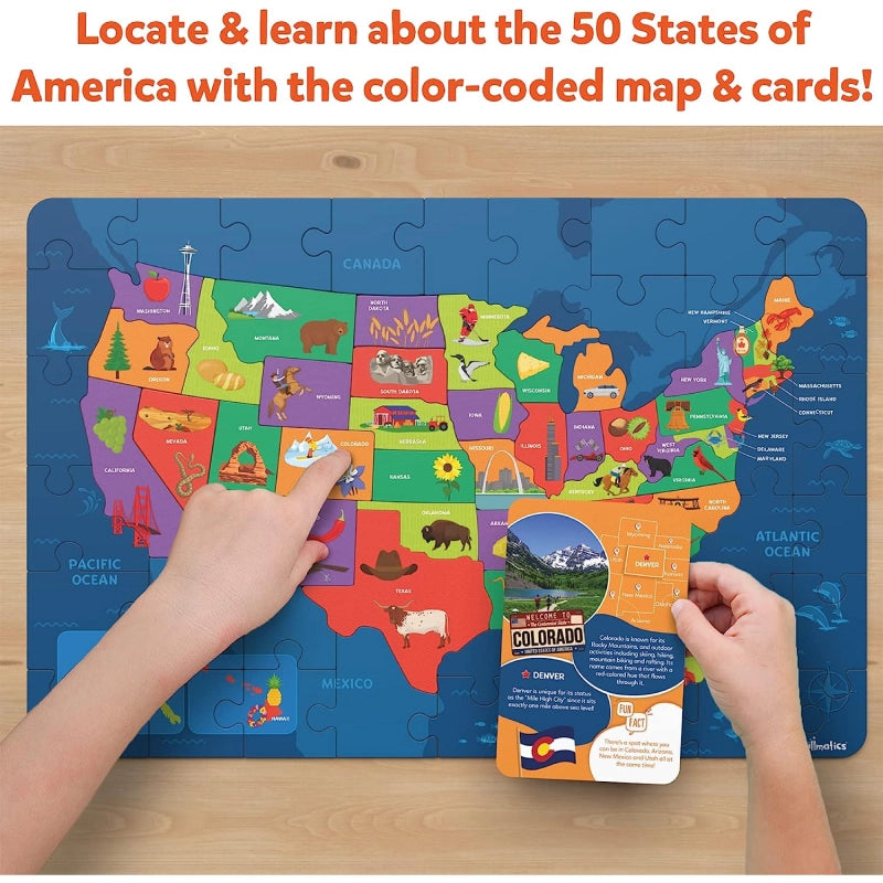 United States Map Puzzle (ages 6-12)