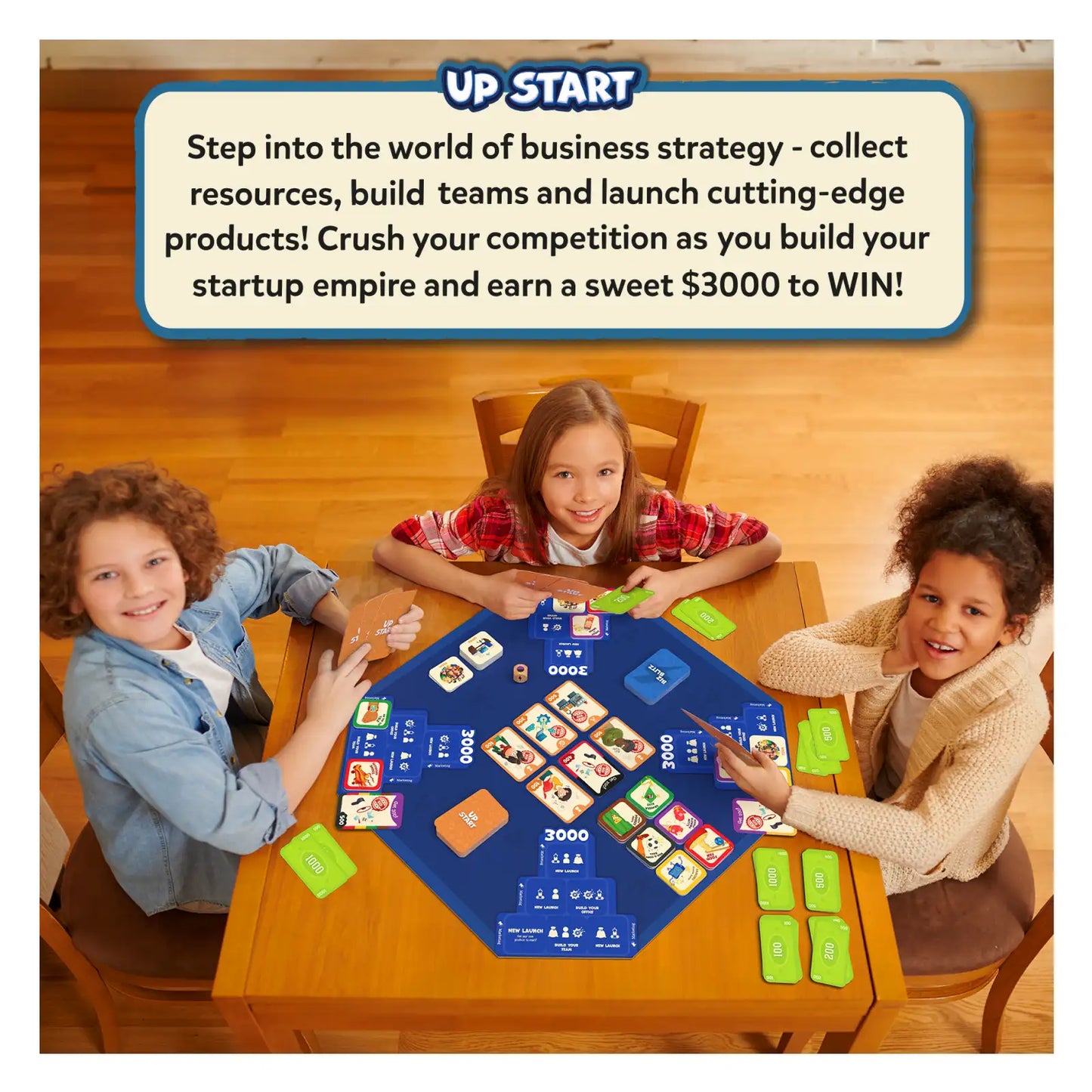 Up Start | Entrepreneurship and Business Strategy Game (Ages 7+)