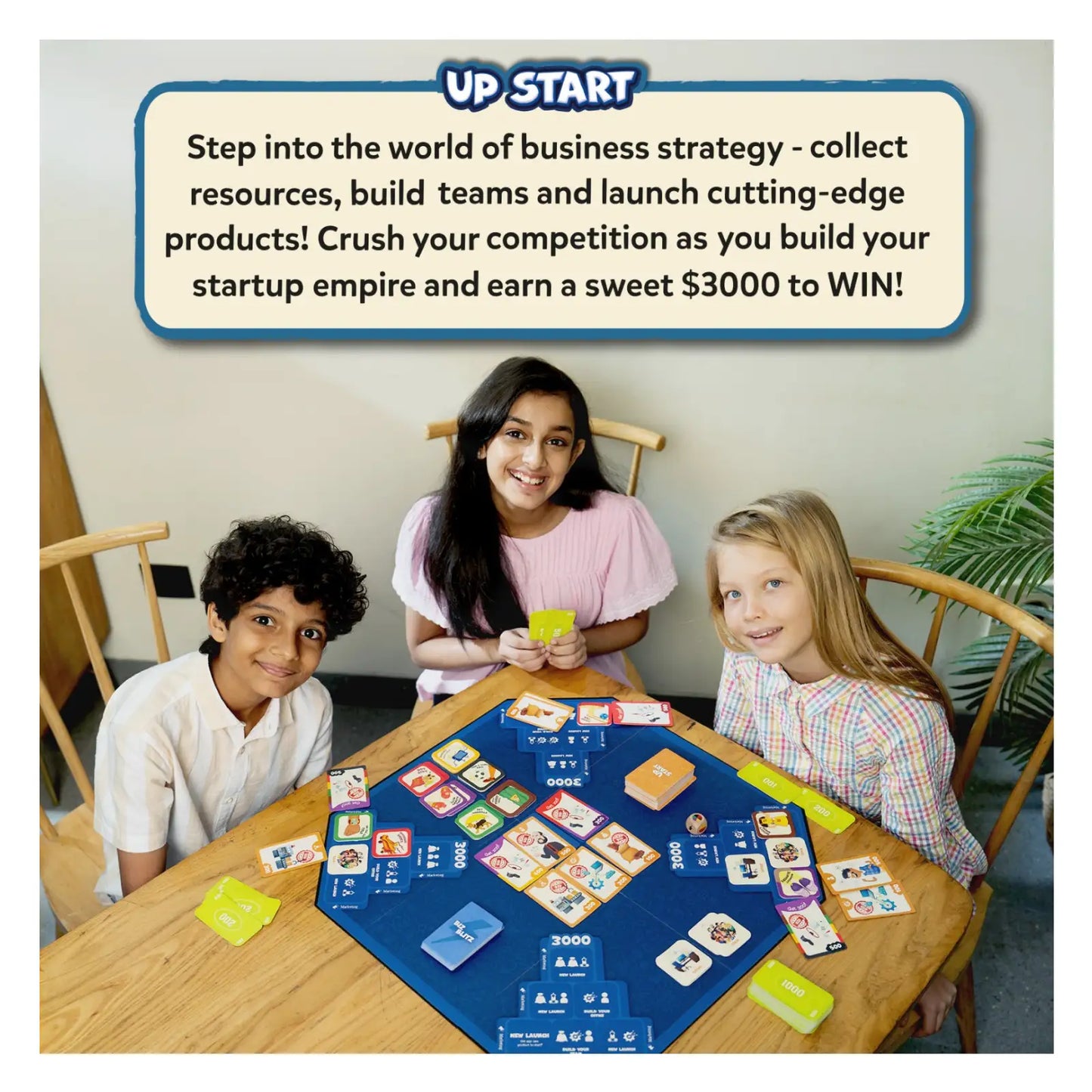 Up Start | Entrepreneurship and Business Strategy Game (Ages 7+)