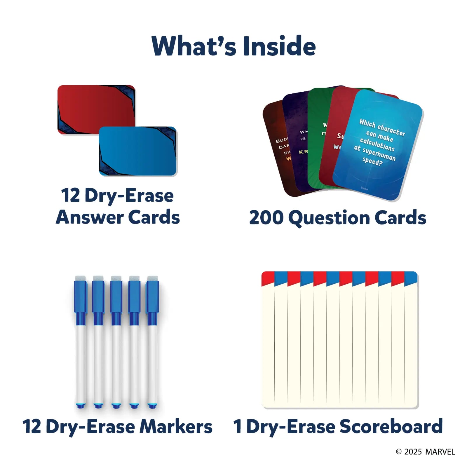 Who Knows Marvel Best? | Family & Party Card game (ages 8+)