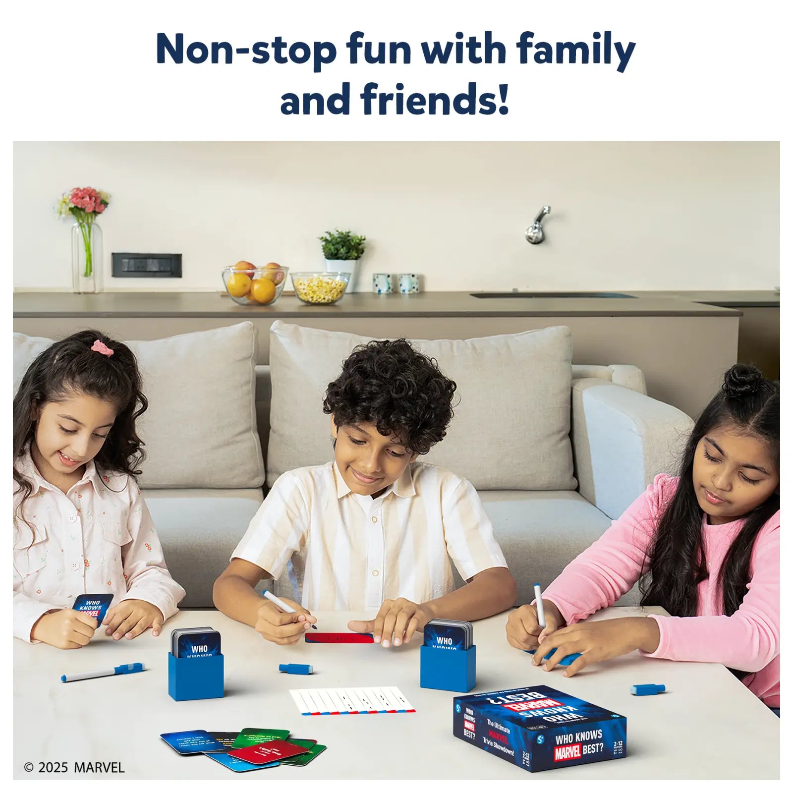 Who Knows Marvel Best? | Family & Party Card game (ages 8+)