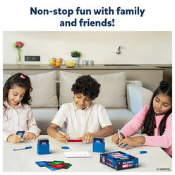 Marvel-themed trivia game called Who Knows Marvel Best for family and party fun