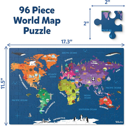 World Map Puzzle (ages 6-12)