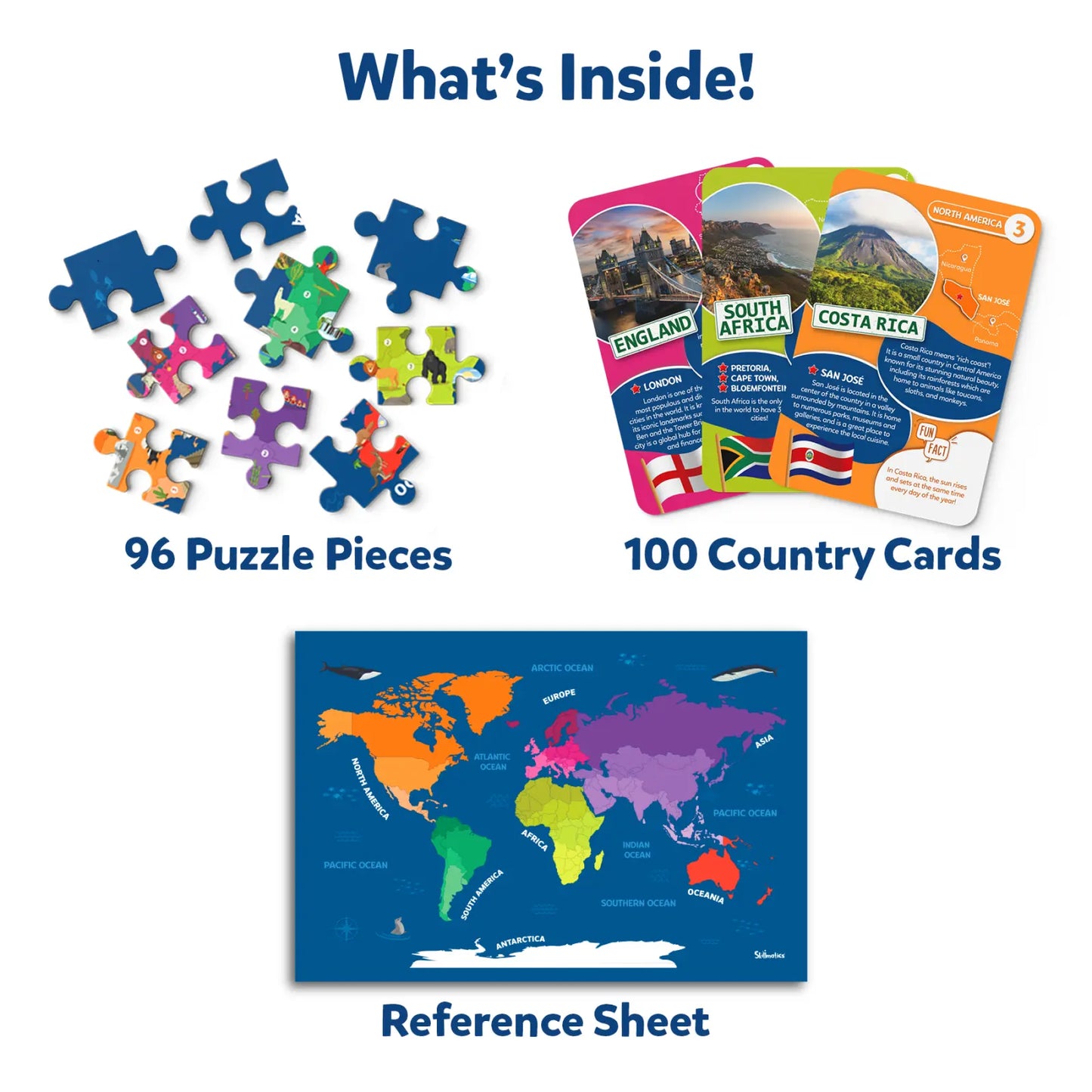 World Map Puzzle (ages 6-12)