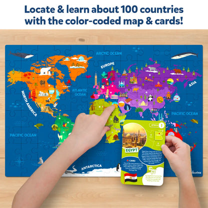 World Map Puzzle (ages 6-12)
