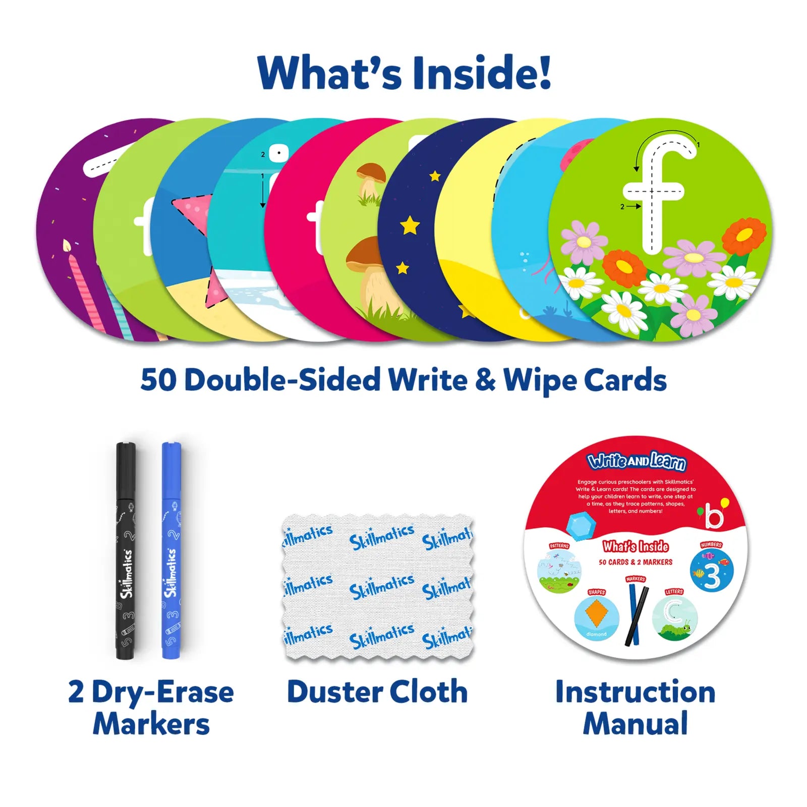Write and Learn! -  Reusable Cards for Toddlers (ages 3-6)
