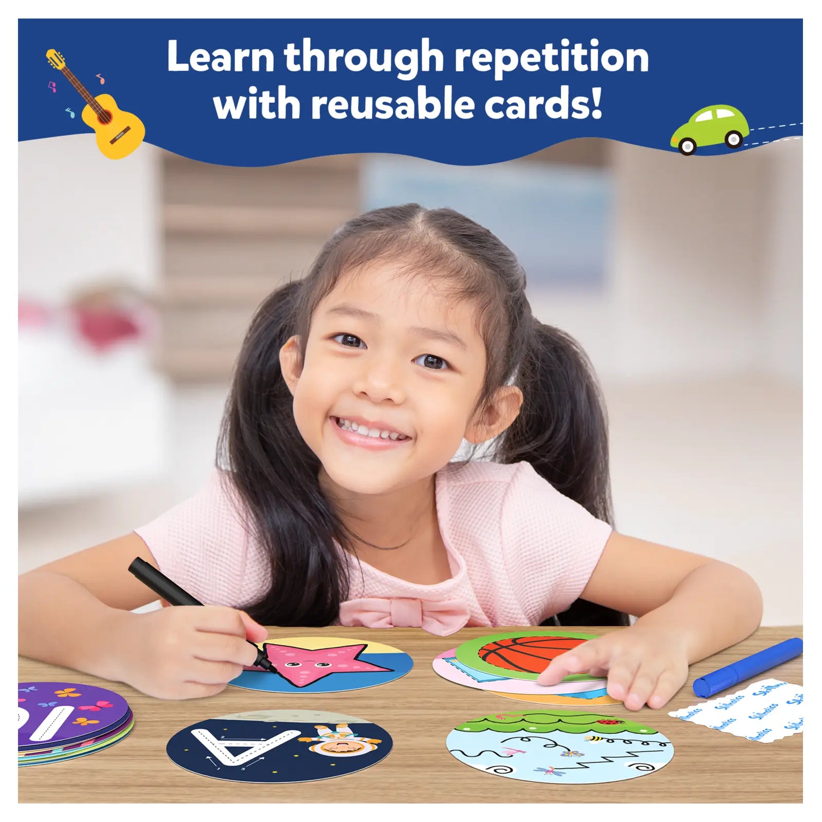 Write and Learn! -  Reusable Cards for Toddlers (ages 3-6)