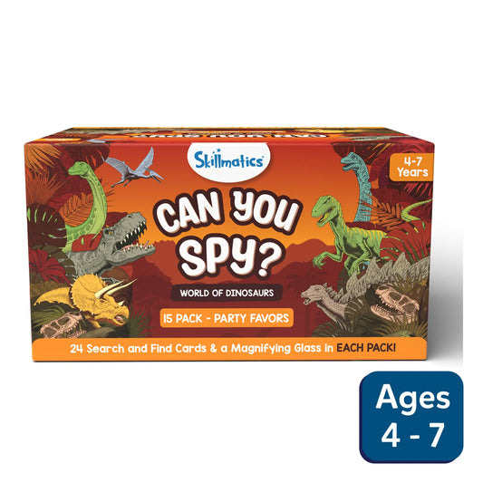 Pack Party Favors | Can You Spy?: World of Dinosaurs (ages 4-7)