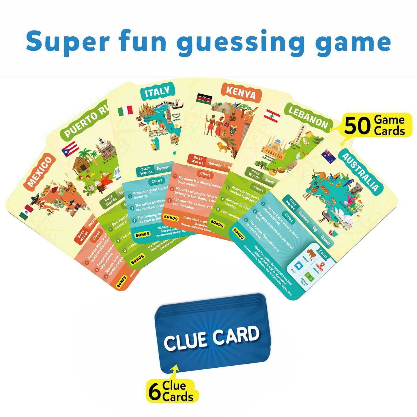 Skillmatics Guess in 10 Countries Around the World, Gifts for Ages 8 and Up