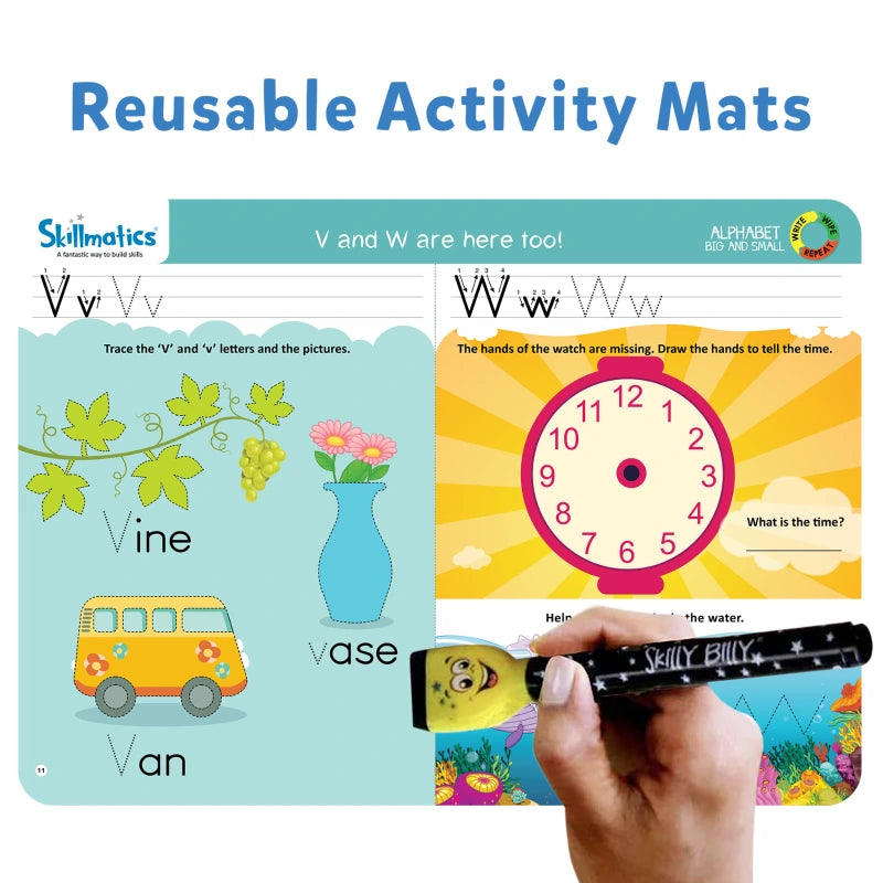 Alphabet Big and Small | Reusable Activity Mats (ages 3-6)