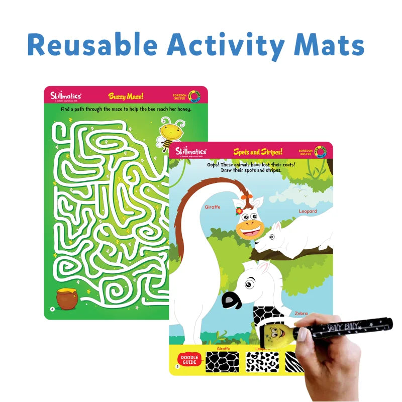 Boredom Buster | Reusable Activity Mats (ages 3-6)