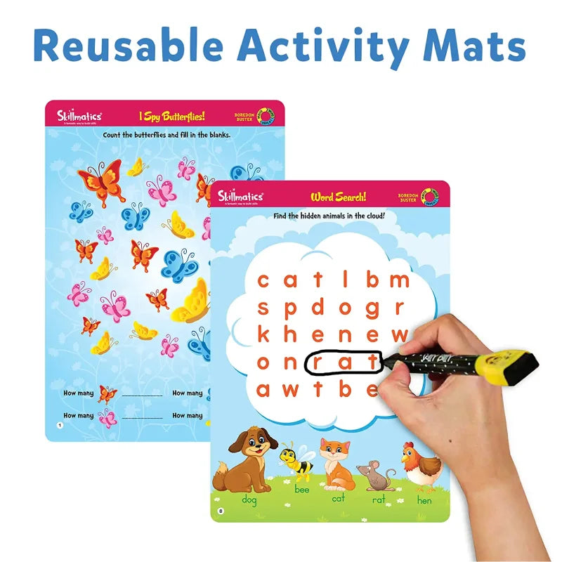 Boredom Buster | Reusable Activity Mats (ages 3-6)