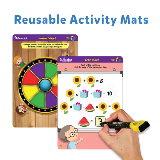 Brain Games | Reusable Activity Mats (ages 6+)