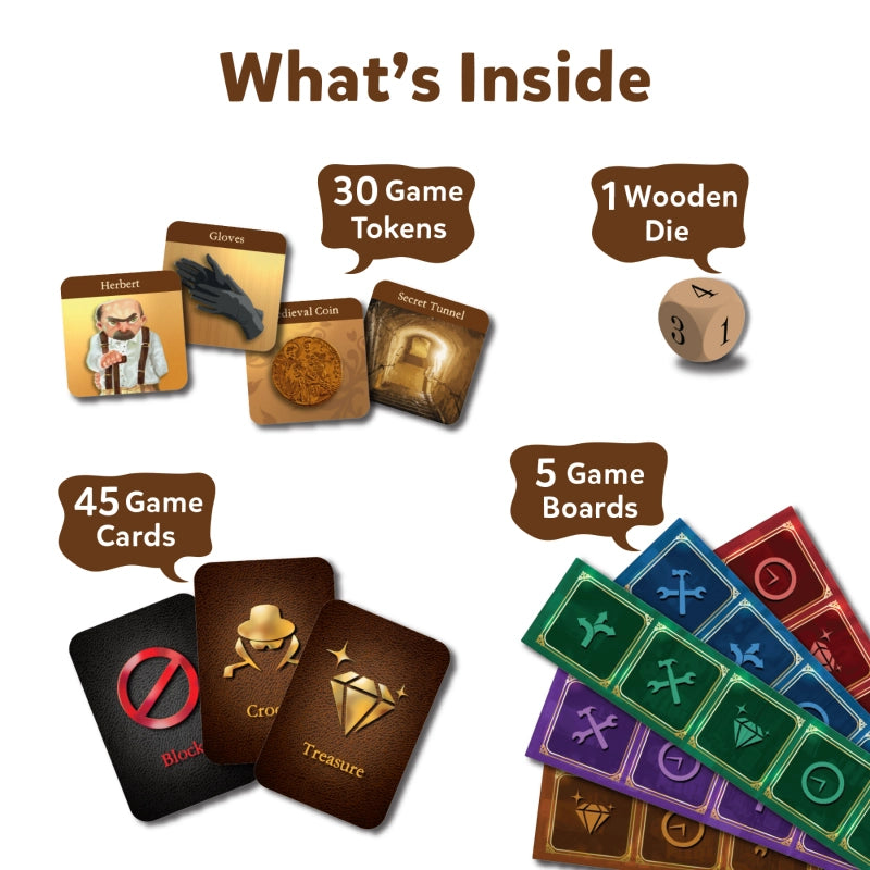 Catch The Crook | Strategy & mystery board game (ages 8+)