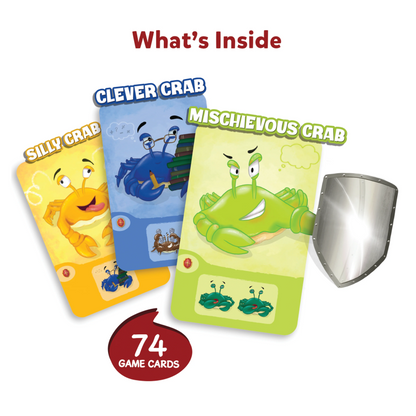 Crab Clash | Fierce Card Game of Attack and Defense (ages 7+)