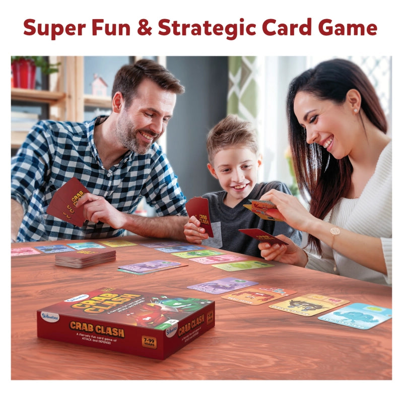 Crab Clash | Fierce Card Game of Attack and Defense (ages 7+)