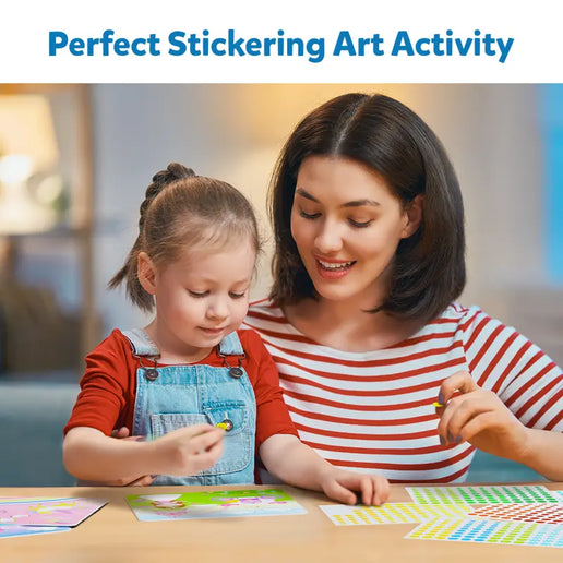 Dot it!: Unicorns & Princesses | No mess sticker art (ages 3-7)