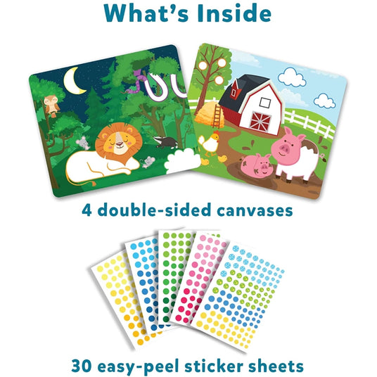 Dot it!: Wild, Farm & Underwater Animal | No mess sticker art (ages 3-7)