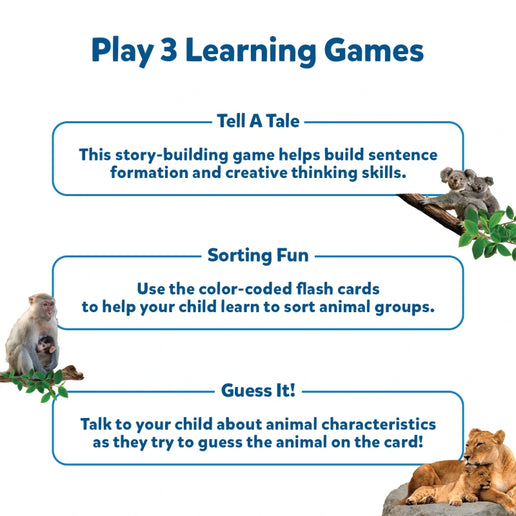 Flash Cards for toddlers: Animals & Their Babies (ages 1-4)