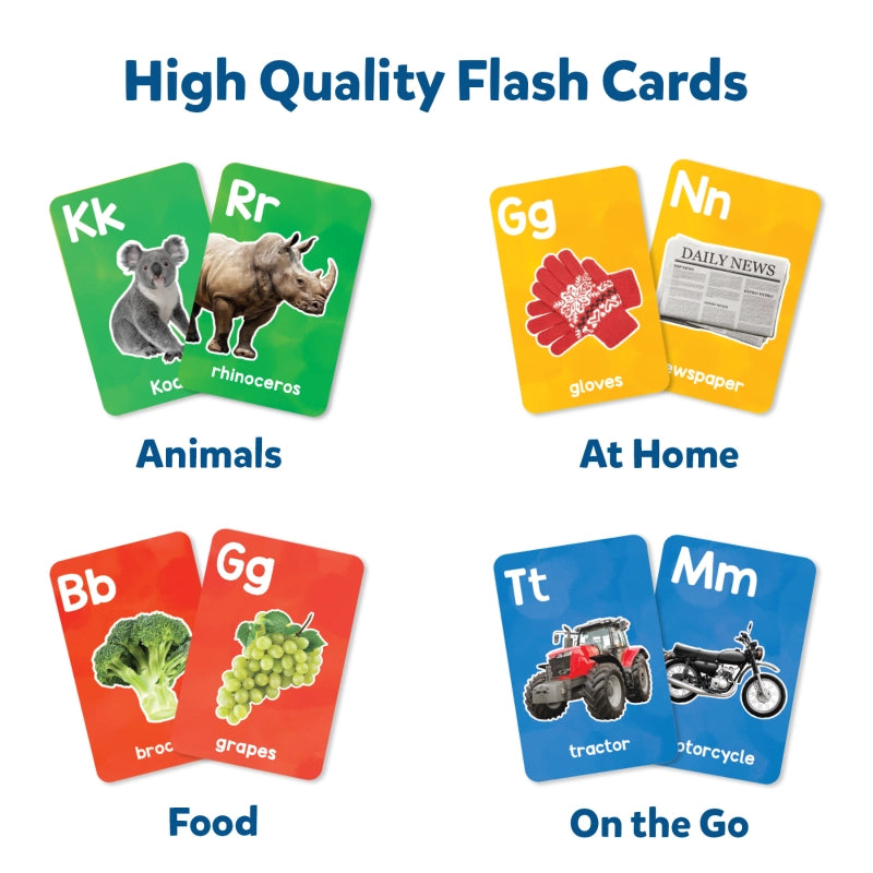 Flash Cards Combo: Animals, Letters & Words (ages 1-4)