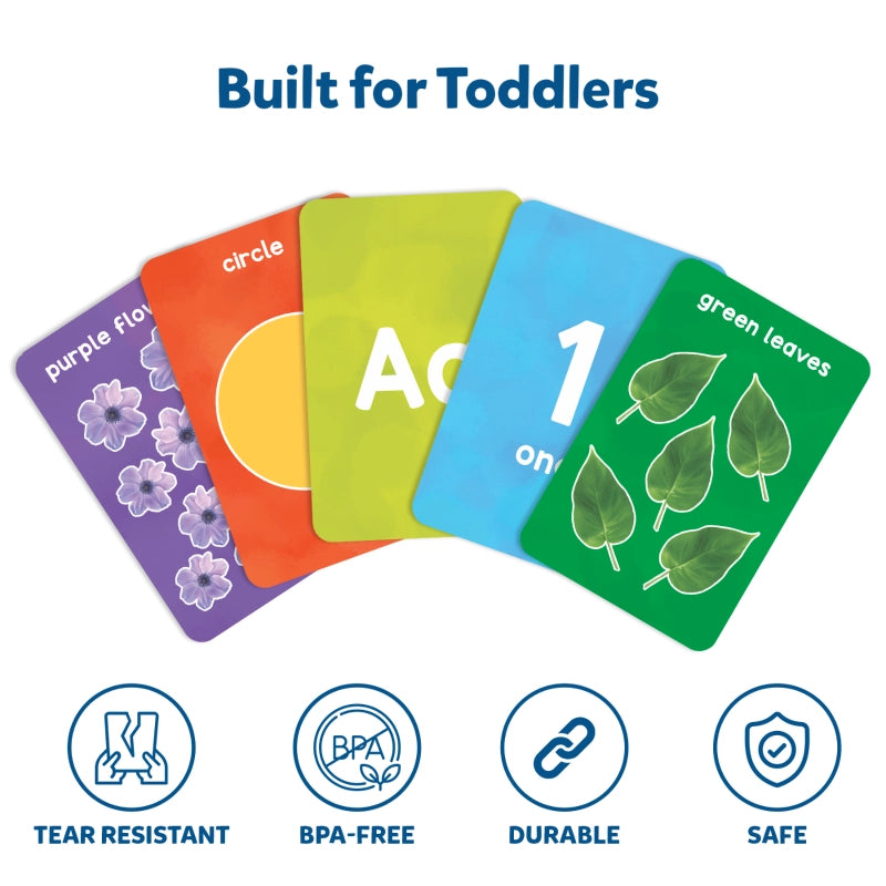 Flash Cards Combo: Letters, Numbers, Shapes, Colors, Animals & Their Babies (ages 1-4)