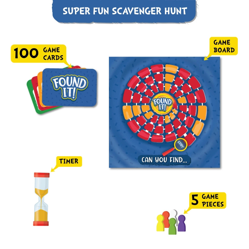 Found It! Board Game | Smart scavenger hunt (ages 6+)