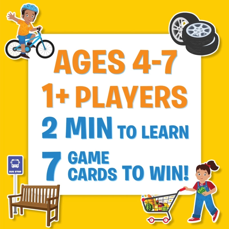 Skillmatics Card Game - Found It Travel, Scavenger Hunt for Kids, Girls, Boys, Fun Family Game, Gifts for Ages 4, 5, 6, 7, Travel Game