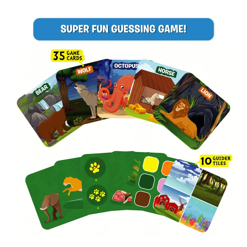 Guess in 10 Junior Combo: Animal Kingdom + Food We Eat (ages 3-6)