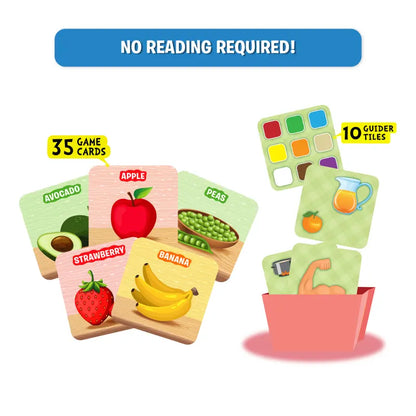 Guess in 10 Junior: Food We Eat! | Trivia card game (ages 3-6)