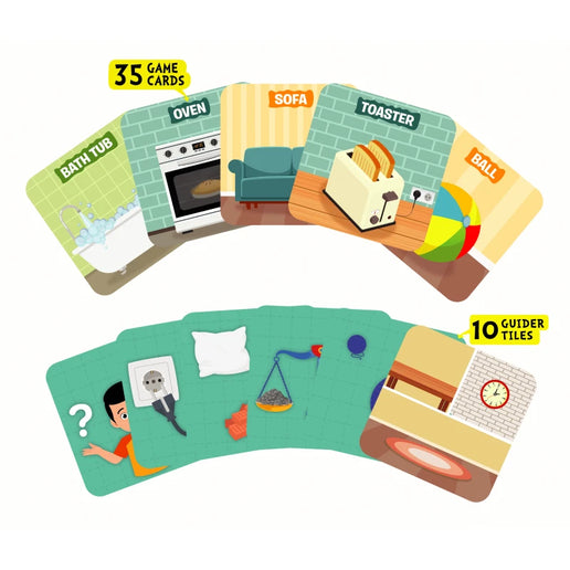 Guess in 10 Junior: Inside My House | Trivia card game (ages 3-6)