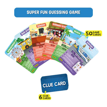 Guess in 10: All Around The Town | Trivia card game (ages 6+)