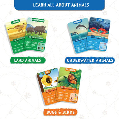 Guess in 10: World Of Animals Board Game | Trivia game (ages 6+)