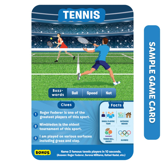 Guess in 10: World Of Sports | Trivia card game (ages 6+)