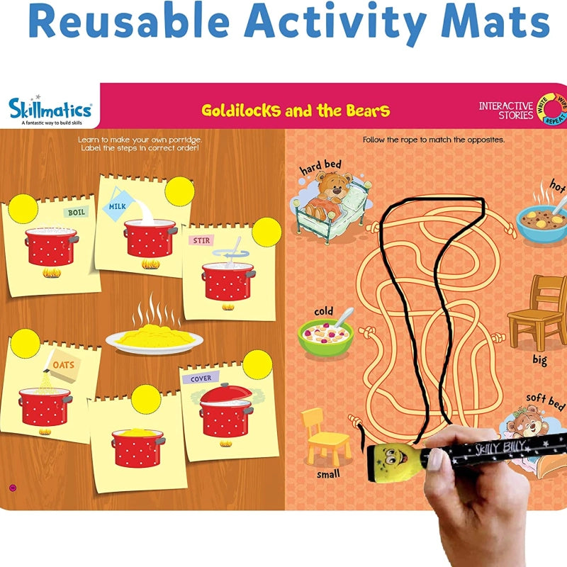 Interactive Stories | Reusable Activity Mats (ages 3-6)