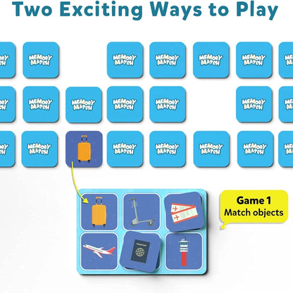 Memory Match: Where Things Belong | Board Game (ages 3-7)