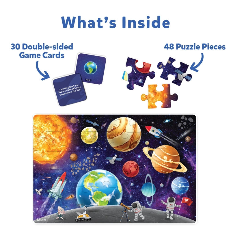 Piece & Play Up in Space | Jigsaw Puzzle (ages 3-7)