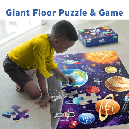 Piece & Play Up in Space | Jigsaw Puzzle (ages 3-7)