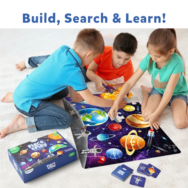 Piece & Play Up in Space | Jigsaw Puzzle (ages 3-7)