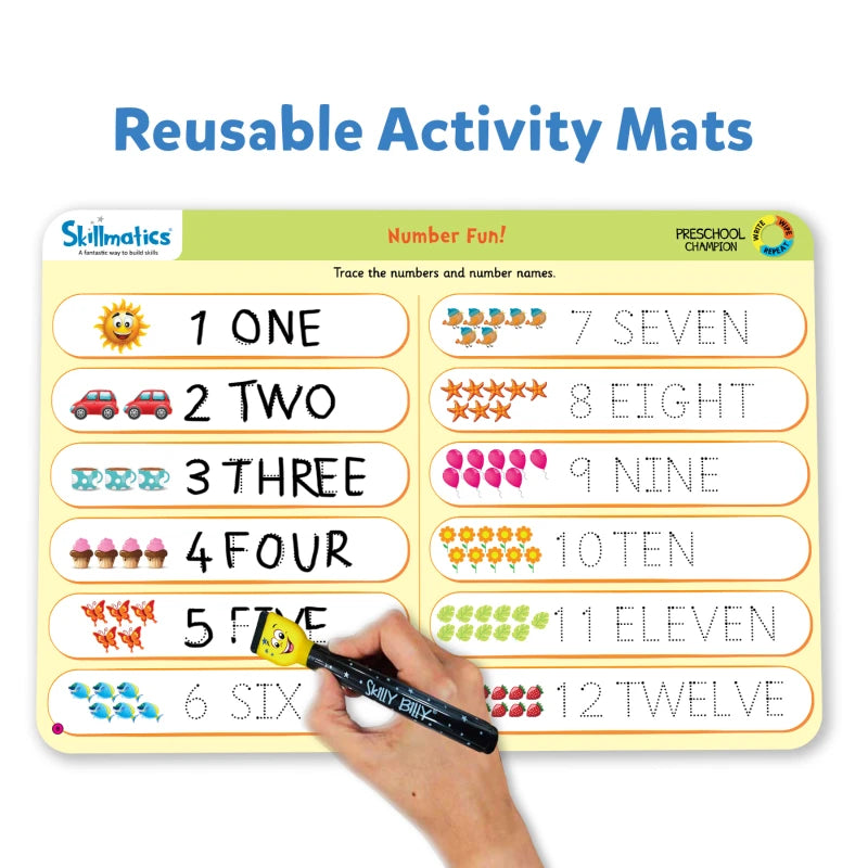 Preschool Champion Reusable Activity Mats ages 3 6