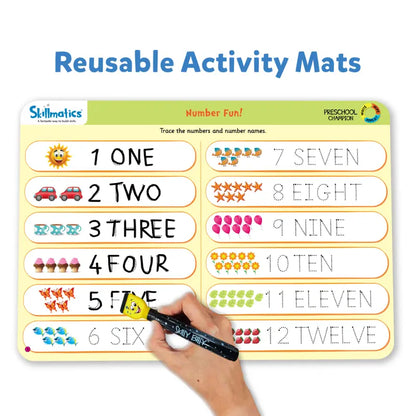 Search & Find + Preschool Champion: Reusable Activity Mats Combo (ages 3-6)