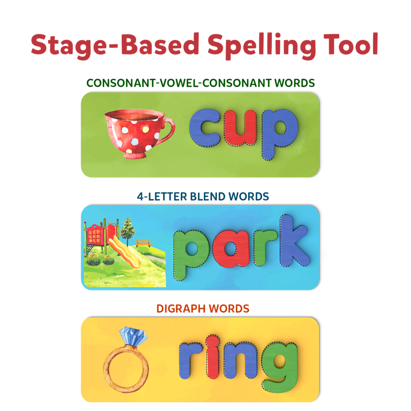 Ready To Spell | Spelling game | Wooden boards (ages 4-7)