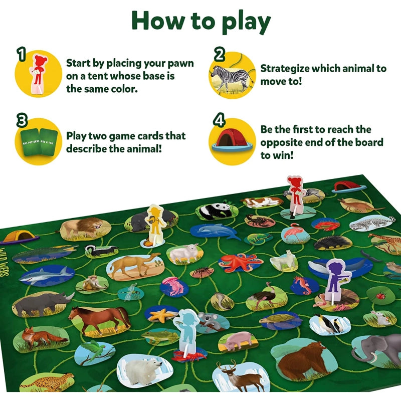 Wild Webs | Animal Board Game (ages 6+)