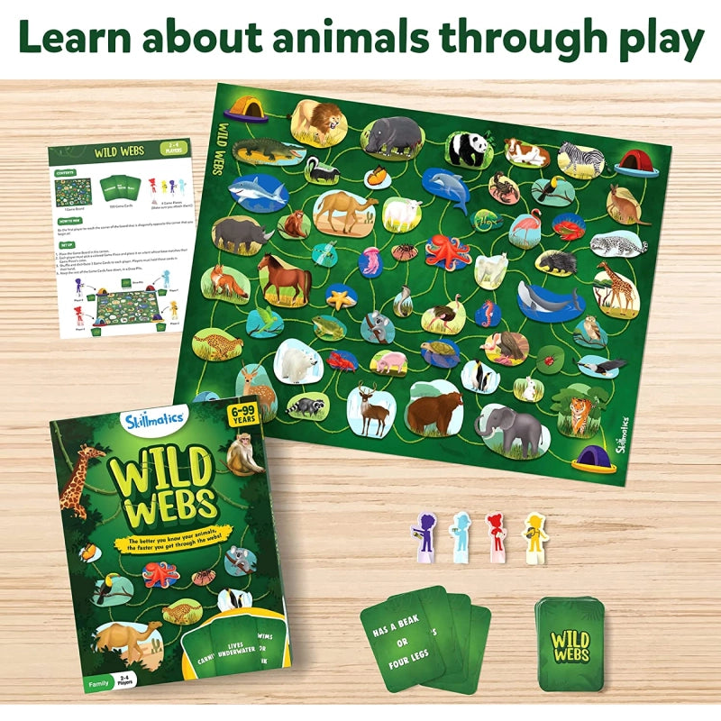 Wild Webs | Animal Board Game (ages 6+)