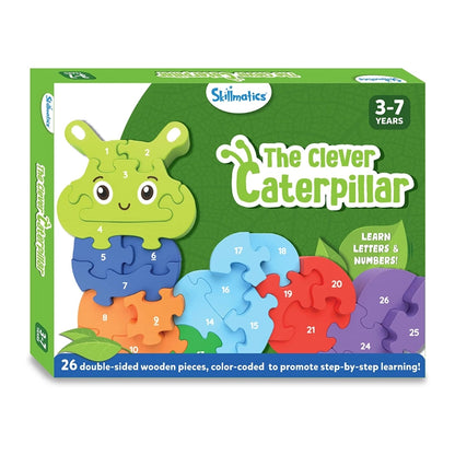 The Clever Caterpillar | Wooden Puzzle (ages 3+)